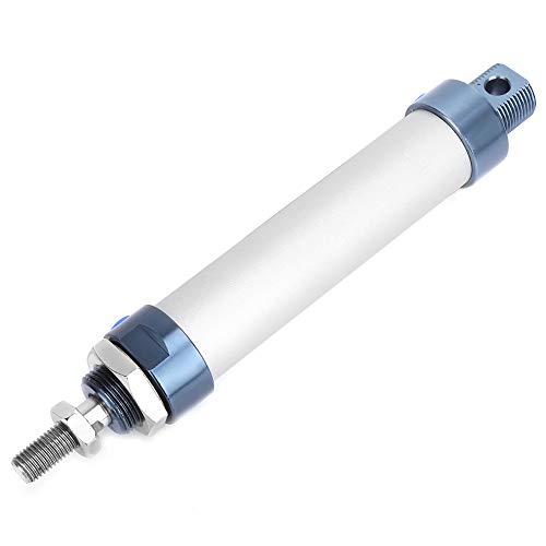 Aoaoy Rod mit doppelter Wirkung, Mini-Pneumatik, Aluminiumlegierung, Luftzylinder, zur Indizierung der Leuchte, Ventilumschaltung (Streicheln 75 mm) von Aoaoy