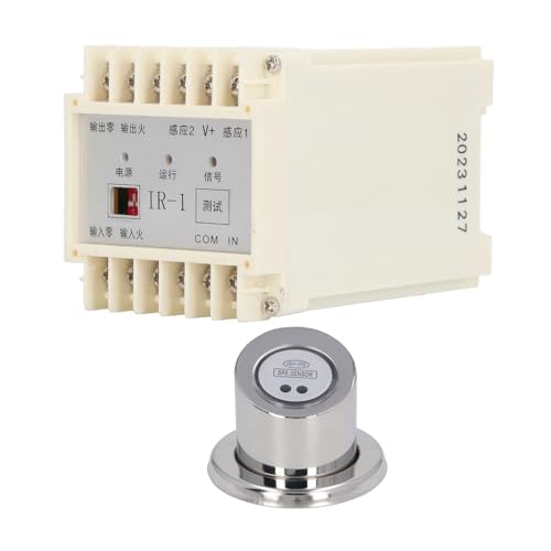 Aoaoy Schaltersteuerung, Induktion, SPA-Zubehör, energiesparend, aus Edelstahl, Zeitverzögerung, Touch-Controller, sensibel für die (geneigte Säule) von Aoaoy