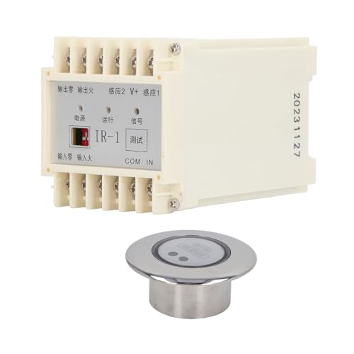 Aoaoy Schaltersteuerung für Induktion, SPA-Zubehör, energiesparend, aus Edelstahl, Zeitverzögerung, Touch-Controller, sensibel für die (runde Säule) von Aoaoy