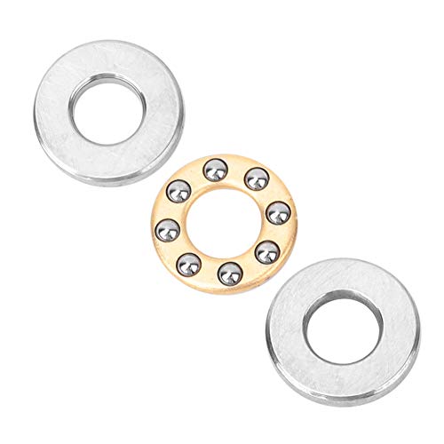 Aoaoy Schieberoller, Kugellager aus flachem Stahl, 10 Stück, Miniatur High Precision Flat Steelings Set (F4-9 m, 4 x 9 x 4 mm) von Aoaoy