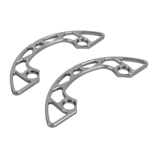 Aoaoy Seitlicher Schutzschutz, Legierung aus Aluminiumlegierung, separate Abdeckung für Saatgutketten 30T bis 32T 104bcd mit breiten Zähnen, aus Legierung von Aoaoy