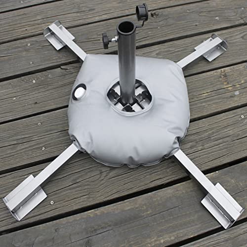 Aoaoy Sonnenschirmständer, Gewichte für Pavillon, aus PVC, Schirmständer, Tragbar, für Terrasse, Strand, Markt, Wurzelstock von Aoaoy