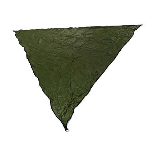 Aoaoy Sun Shade Sail Baldachin Triangle Sonnenschatten Segel Baldachin Außenpool Schatten Tuch Sonnenmarks Schatten mit Silberbeschichtet für Terrasse, Garten, Pergola, Garten (Grün) von Aoaoy