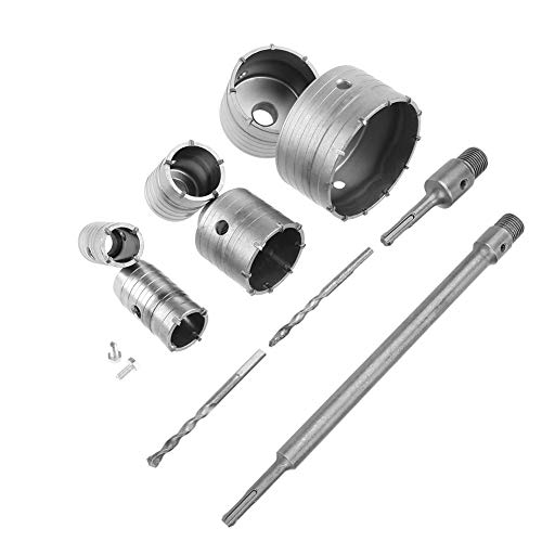 Aoaoy TCT Drill Set SDS Plus Verlängerung Shank Tungsten Masonry Masonry Cutters 20 V Tools Drill 10 Stück von Aoaoy