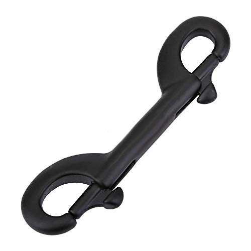 Aoaoy Tauchen Sie die Tauchbolzenschnalle mit zwei Enden aus robustem Edelstahl zum Tauchen mit zwei Enden (Schwarz #01) von Aoaoy