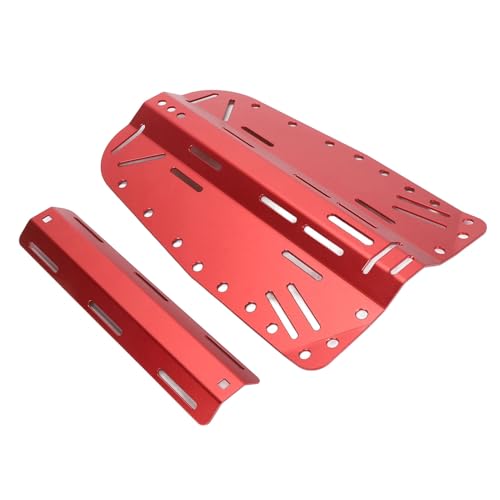 Aoaoy Tauchen aus leichtem Aluminium der Rückplatte, Spitzentechnologie, zusätzliche Stabilität, geeignet für Tauchen im Ozean, Abenteuer (rot) von Aoaoy