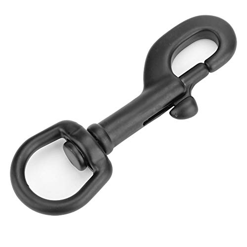 Aoaoy Tauchhaken 316 Einzelkopfhaken aus Edelstahl mit drehbarem Ösenverschluss, Tauchzubehör (90 mm SSA-DT90B) von Aoaoy