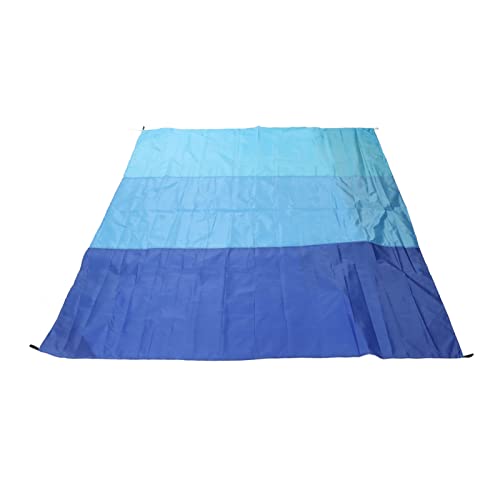 Aoaoy Tragbare Picknickmatte wasserdichte Faltbare Mode übergroß (DREI Kombinationen von Schatzblau) von Aoaoy