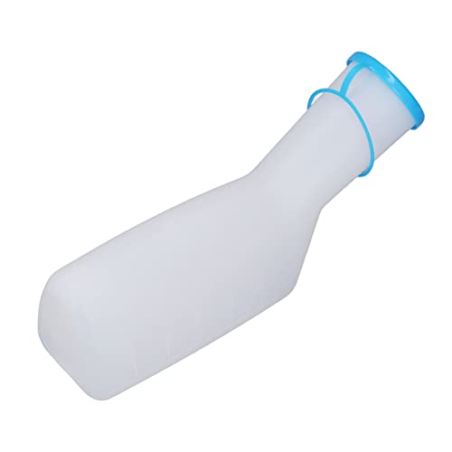 Aoaoy Tragbares Urinal mit großer Kapazität, auslaufsicher, mit Schraubverschluss, für Männer, Reisekrankenhäuser für Frauen, aus langlebigem Kunststoff (1000 ml männlich) von Aoaoy