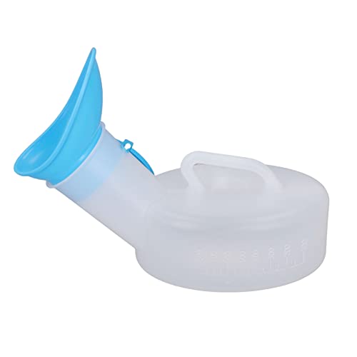 Aoaoy Tragbares Urinal mit großer Kapazität, auslaufsicher, mit Schraubverschluss, für Männer, Reisekrankenhäuser für Frauen, aus langlebigem Kunststoff (800 ml Frauen) von Aoaoy