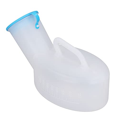 Aoaoy Tragbares Urinal mit großer Kapazität, auslaufsicher, mit Schraubverschluss, für Männer, Reisekrankenhäuser für Frauen, aus langlebigem Kunststoff (800 ml männlich) von Aoaoy