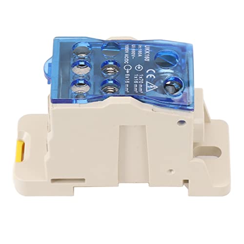 Aoaoy Verteilerkasten, Verteilerdose für elektrischen Klemmenanschluss, DIN-Schienenleistung, AC DC1000V (160a) von Aoaoy