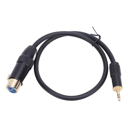 Aoaoy XLR-Kabel auf 3,5 mm, Stereo-Stecker auf XLR-Buchse, 1,6 m Kabel für die Aufnahme von Podcast, Spiegelreflexkamera, Mischpult mit robustem PVC-Material, vergoldete Stecker, leicht zu reinigen Aoaoy XLR-Kabel auf 3,5 mm, Stereo-Stecker auf XLR-Buchse, 1,6 m Kabel für die Aufnahme von Podcast, Spiegelreflexkamera, Mischpult mit robustem PVC-Material, vergoldete Stecker, leicht zu reinigen von Aoaoy