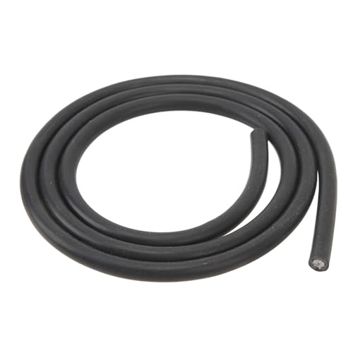 Aoaoy Zündkabel schwarz 7 mm 1 m PVC Abdeckung Kupfer Core Ignition Fire für die Wartung des Motors in Auto und Motorrad von Aoaoy