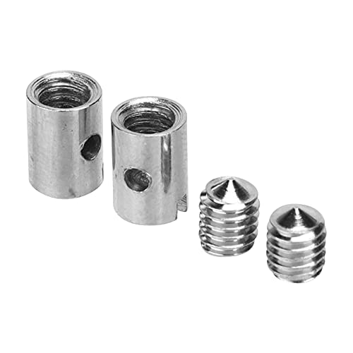 Lötfreier Kabelnippel, lötfreier Nippel, 0,5 cm Außendurchmesser mit M4-Schrauben, kompatibel mit Motorrad, Roller, Drosselklappe, Choke-Nippel von Aoaoy