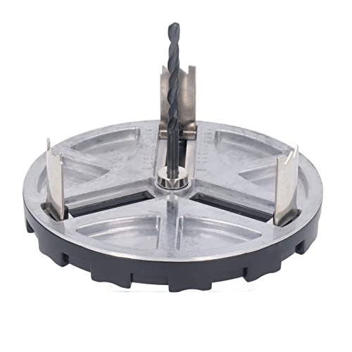 Verstellbare Lochsäge, verstellbares Lochsägenwerkzeug, verstellbarer Lochbohrer, runder Lochöffner, kompatibel mit Holz-Kunststoff-Rohrleitungen von Aoaoy