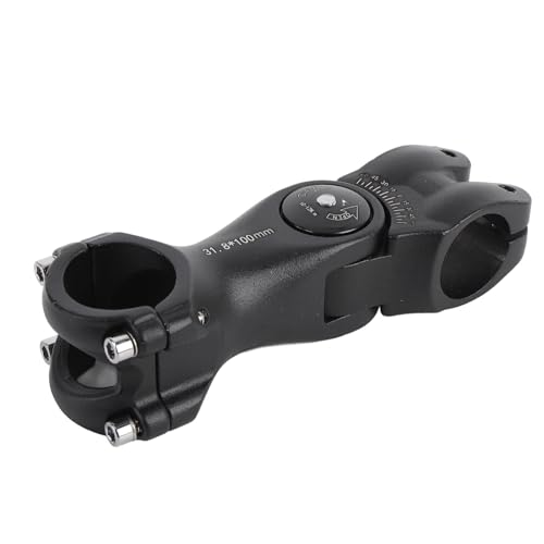 Verstellbarer 60 Grad 31,8 mm Lenkervorbau, Aluminiumlegierung, 100 mm, kurzer Lenkervorbau, Mountainbike-Vorbau für Radfahren von Aoaoy