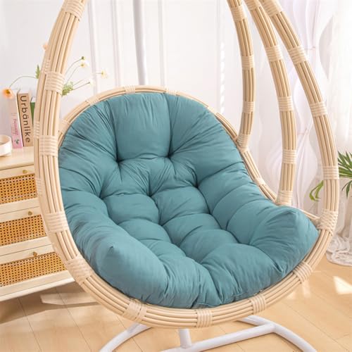 Aocase Dicke Weiche Hängesessel Kissen Polster, Rückenkissen für Hängematte, Schaukelstuhl & Hängekorb – Gartenbankauflagen, Indoor/Outdoor Sitzkissen Pad für Eierstuhl und Gartenmöbel,G02,110×80cm von Aocase