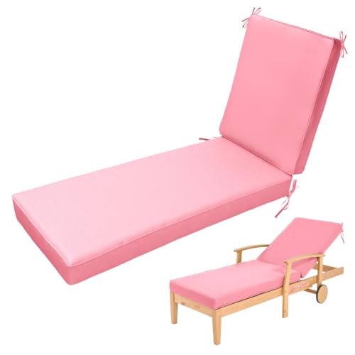 Bequeme Sonnenliegen Auflage, Liegenauflage, Auflage Gartenliege Strandmatte Hochwertige Gartenmatratze mit Befestigungsbänder für Pool und Strand,2 Light pink,188x58x10cm Bequeme Sonnenliegen Auflage, Liegenauflage, Auflage Gartenliege Strandmatte Hochwertige Gartenmatratze mit Befestigungsbänder für Pool und Strand,2 Light pink,188x58x10cm von Aocase