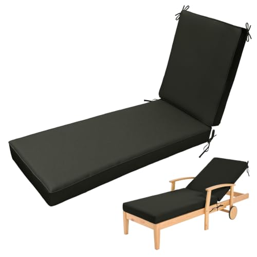 Bequeme Sonnenliegen Auflage, Liegenauflage, Auflage Gartenliege Strandmatte Hochwertige Gartenmatratze mit Befestigungsbänder für Pool und Strand,47 Dark Gray,178x59x10cm Bequeme Sonnenliegen Auflage, Liegenauflage, Auflage Gartenliege Strandmatte Hochwertige Gartenmatratze mit Befestigungsbänder für Pool und Strand,47 Dark Gray,178x59x10cm von Aocase