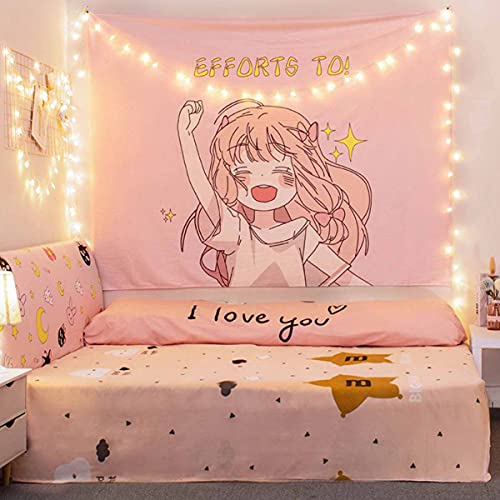 Aodafei Japanische Wandteppich Anime Pink Cute für Mädchen Zimmer Deko Wandbehang Kawaii Rosa Tapestry Wandtuch Wandteppich Psychedelic groß,150x130 cm NO LED Aodafei Japanische Wandteppich Anime Pink Cute für Mädchen Zimmer Deko Wandbehang Kawaii Rosa Tapestry Wandtuch Wandteppich Psychedelic groß,150x130 cm NO LED von Aodafei