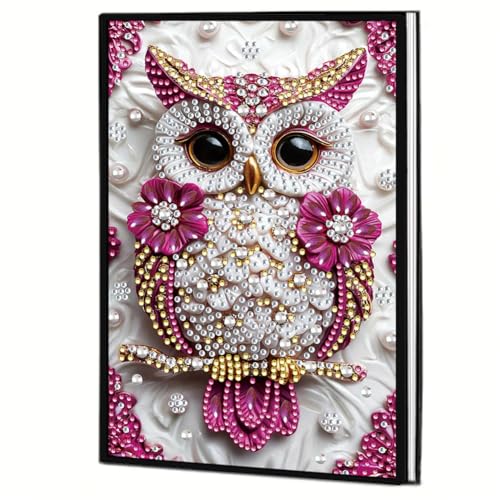 Aodejoy Diamond Painting Notizbuch,Diamond Painting A5 Blank Notizbuch Weihnachten,Bastelset Mädchen,Geburtstag sgeschenk für Mädchen Tagebuch Geschenk-Eule Aodejoy Diamond Painting Notizbuch,Diamond Painting A5 Blank Notizbuch Weihnachten,Bastelset Mädchen,Geburtstag sgeschenk für Mädchen Tagebuch Geschenk-Eule von Aodejoy