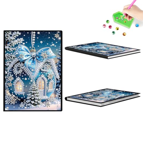 Aodejoy Diamond Painting Notizbuch,Diamond Painting A5 Blank Notizbuch Weihnachten,Bastelset Mädchen,Geburtstag sgeschenk für Mädchen Tagebuch Geschenk-Iglu Aodejoy Diamond Painting Notizbuch,Diamond Painting A5 Blank Notizbuch Weihnachten,Bastelset Mädchen,Geburtstag sgeschenk für Mädchen Tagebuch Geschenk-Iglu von Aodejoy