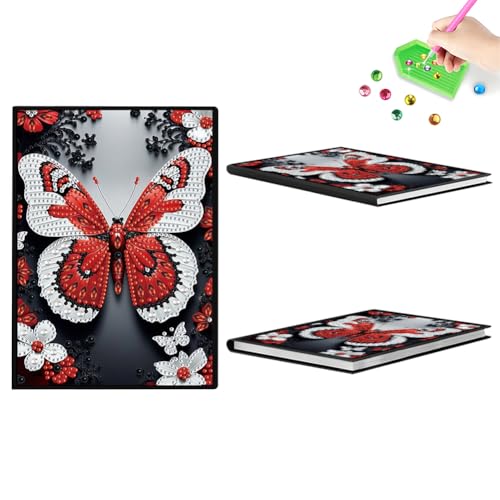 Aodejoy Diamond Painting Notizbuch,Diamond Painting A5 Blank Notizbuch Weihnachten,Bastelset Mädchen,Geburtstag sgeschenk für Mädchen Tagebuch Geschenk-Schmetterling-1 Aodejoy Diamond Painting Notizbuch,Diamond Painting A5 Blank Notizbuch Weihnachten,Bastelset Mädchen,Geburtstag sgeschenk für Mädchen Tagebuch Geschenk-Schmetterling-1 von Aodejoy