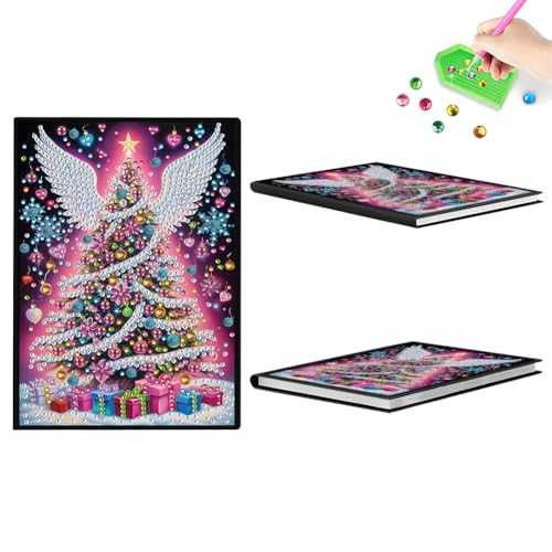 Aodejoy Diamond Painting Notizbuch,Diamond Painting A5 Blank Notizbuch Weihnachten,Bastelset Mädchen,Geburtstag sgeschenk für Mädchen Tagebuch Geschenk-Weihnachtsbaum Aodejoy Diamond Painting Notizbuch,Diamond Painting A5 Blank Notizbuch Weihnachten,Bastelset Mädchen,Geburtstag sgeschenk für Mädchen Tagebuch Geschenk-Weihnachtsbaum von Aodejoy