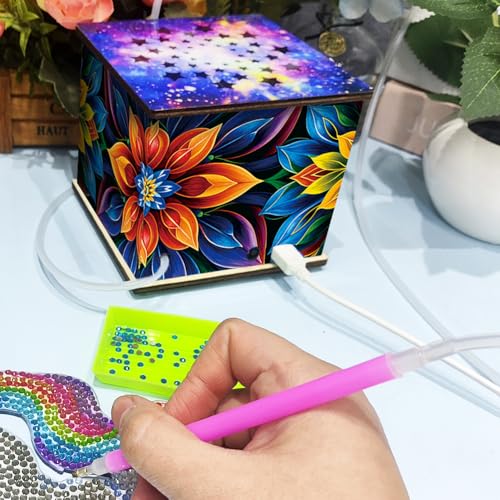 Aodejoy Diamond Painting Saugwerkzeug Diamant Vakuumgerät Vakuum-Diamantmalstift-Kit mit Vakuum-Pumpe,saugt Diamond Painting Steine bis ca. Ø 0,5 cm an,Diamantmalerei-Werkzeuge-Mandala-2 Aodejoy Diamond Painting Saugwerkzeug Diamant Vakuumgerät Vakuum-Diamantmalstift-Kit mit Vakuum-Pumpe,saugt Diamond Painting Steine bis ca. Ø 0,5 cm an,Diamantmalerei-Werkzeuge-Mandala-2 von Aodejoy