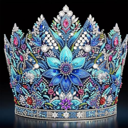 Aodejoy Diamond Painting Set für Erwachsene-Krone Diamond Painting Kits,5D Diamant Malerei Set,DIY Diamantmalerei Basteln Bilder Arts als Geschenk für Home Wand Décor 30x30cm-#1 von Aodejoy