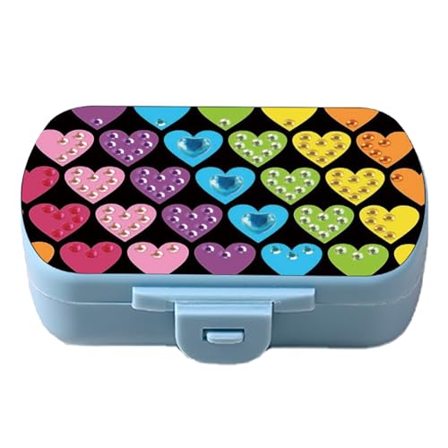 Aodejoy Tablettenbox, Diamond Painting Pillendose für Unterwegs 6 Fächer Handlicher Medikamentenbox Leicht Zu für Reise & Tägliches Gebrauch Öffnen Tablettendose 6 Tage-Liebe Aodejoy Tablettenbox, Diamond Painting Pillendose für Unterwegs 6 Fächer Handlicher Medikamentenbox Leicht Zu für Reise & Tägliches Gebrauch Öffnen Tablettendose 6 Tage-Liebe von Aodejoy