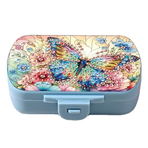 Aodejoy Tablettenbox, Diamond Painting Pillendose für Unterwegs 6 Fächer Handlicher Medikamentenbox Leicht Zu für Reise & Tägliches Gebrauch Öffnen Tablettendose 6 Tage-Schmetterling Aodejoy Tablettenbox, Diamond Painting Pillendose für Unterwegs 6 Fächer Handlicher Medikamentenbox Leicht Zu für Reise & Tägliches Gebrauch Öffnen Tablettendose 6 Tage-Schmetterling von Aodejoy