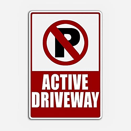 Blechschild "Warning Active Driveway" Metall-Blechschild Wandkunst Warnung Vorsicht Blechschilder Metall Straße Hof Dekor 15,2 x 20,3 cm Blechschild "Warning Active Driveway" Metall-Blechschild Wandkunst Warnung Vorsicht Blechschilder Metall Straße Hof Dekor 15,2 x 20,3 cm von Aoevc