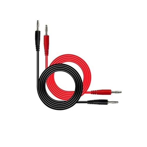 Aofan 2 Pcs Multimeter-Prüfkabel Testkabel Kabel Set 15A für Multimeter 4mm Bananenstecker an Bananenstecker Testkabel 100CM von Aofan
