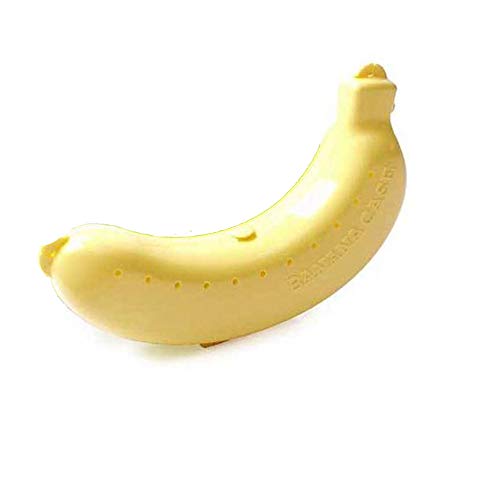 Aofocy Banana Case Lunchbox Protector Behälter Halter Carrier Lagerung 3 Farben Gelb Grün Rosa (Gelb) von Aofocy