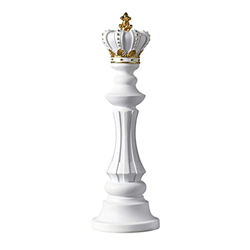 Aoguaro Kleine Schachskulptur Dekorationen, König und Königin Schachfiguren Wohnkultur, kreative Retro Ritter Statue Ornamente, für Zuhause, Schlafzimmer, Desktop, Büro, Wohnzimmer von Aoguaro