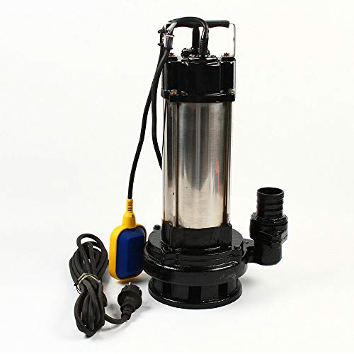 Abwasserpumpe 1500W Schmutzwasser Tauchpumpe Baupumpe Schmutzwasserpumpe 36000 L/H Fördermenge für Wasser wie Seewasser Brunnenwasser usw von Aohuada