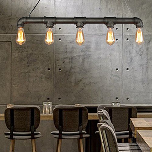 Aohuada Retro Design Suspension métal Wasserrohr Hängelampe Leuchte Pendelleuchte Deckenlampe von Aohuada