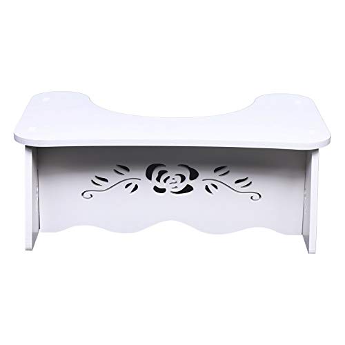 Aohuada Toilettenhocker Badezimmer WC Hocker Gesunden Stuhlgang Gegen Hämorrhoiden Verstopfung Blähungen Passform für alle Toilette Klo Hocker Erwachsene Kinder WC Hocker Badezimmer WC von Aohuada
