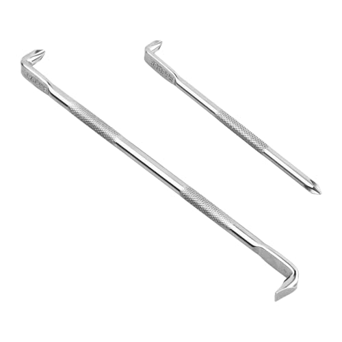 2 Stück 90 Grad Z Typ Doppelkopf Offset Magnetschraubendreher, S2 Stahl L-Type Doppelkopf Offset Magnetischer Schraubendreher, für enge Raumbetrieb von Aohyue