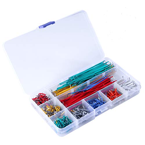 Aoicrie Jumper Wire Kit, 840 vorgeformte Breadboard Jumper Wire Kit,14 Längen verschiedene Jumper Wire für Breadboard Prototyping Lötkreise von Aoicrie