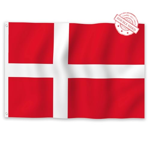 Aoihrraan Dänemark Flagge 30x45cm Doppelseitige Dänische Nationalflagge Banner Für Feiern Im Freien Haus Garten Veranda Party Dekoration Fahnen Mit 2 Stabilen Ösen Präzision Maschine Genäht Aoihrraan Dänemark Flagge 30x45cm Doppelseitige Dänische Nationalflagge Banner Für Feiern Im Freien Haus Garten Veranda Party Dekoration Fahnen Mit 2 Stabilen Ösen Präzision Maschine Genäht von Aoihrraan