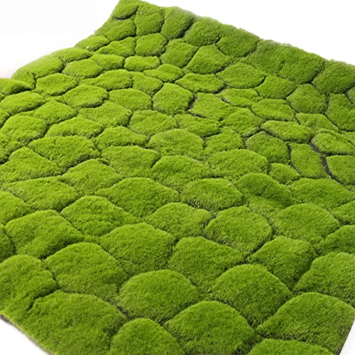 Aoisavch Künstlicher Moosteppich Falsches Moos, Künstliche Mooswand Grünpflanzen, for Patio for Haus Garten Patio DIY Dekoration, 17 Styles (Color : N, Size : 3.28'x3.28'/1x1m) von Aoisavch