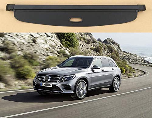 Aojiek Auto Laderaumabdeckung Kofferraumabdeckung Rollo FüR Benz Glc X253 Glc200 260 300 350 2015-2021 Kofferraum Schutz Abdeckung GepäCkraumabdeckung Einziehbar von Aojiek