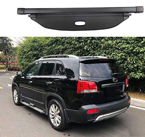 Aojiek Auto Laderaumabdeckung Kofferraumabdeckung Rollo FüR Kia Sorento 2009-2012 Kofferraum Schutz Abdeckung GepäCkraumabdeckung Einziehbar von Aojiek