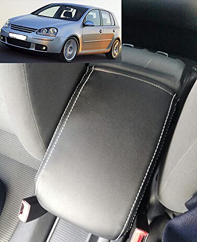 Auto Armlehne Abdeckung Leder Mittelkonsole Abdeckung Schutz FüR Golf 5 MK5 2005 2006 2007 2008 2009 Mittelarmlehne Box Pad Panel Car Styling ZubehöR von Aojiek