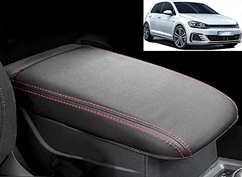 Auto Armlehne Abdeckung Leder Mittelkonsole Abdeckung Schutz FüR Golf 7 7.5 MK7 2013-2019 Mittelarmlehne Box Pad Panel Car Styling ZubehöR von Aojiek