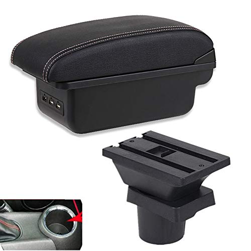 Auto Armlehne Pu Leder Mittelarmlehne Organizer FüR Mini Cooper R50 R52 R53 R56 R57 R58 F55 F56 F57 Countryman R60 F60 Mit Staufach Innenausstattung ZubehöR von Aojiek