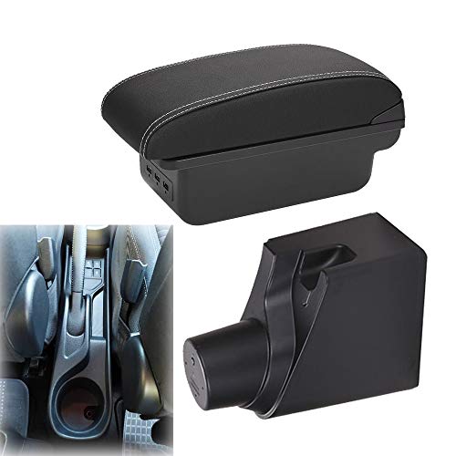 Auto Armlehne Pu Leder Mittelarmlehne Organizer FüR Yaris FüR Yaris Hybrid Mit Staufach Innenausstattung ZubehöR von Aojiek